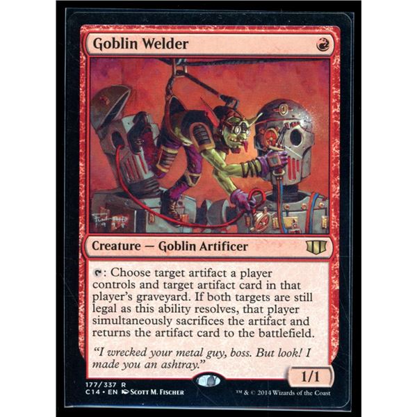 Magic the Gathering Goblin Welder Commander 2014