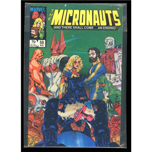 Marvel The Micronauts #59 Final Issue