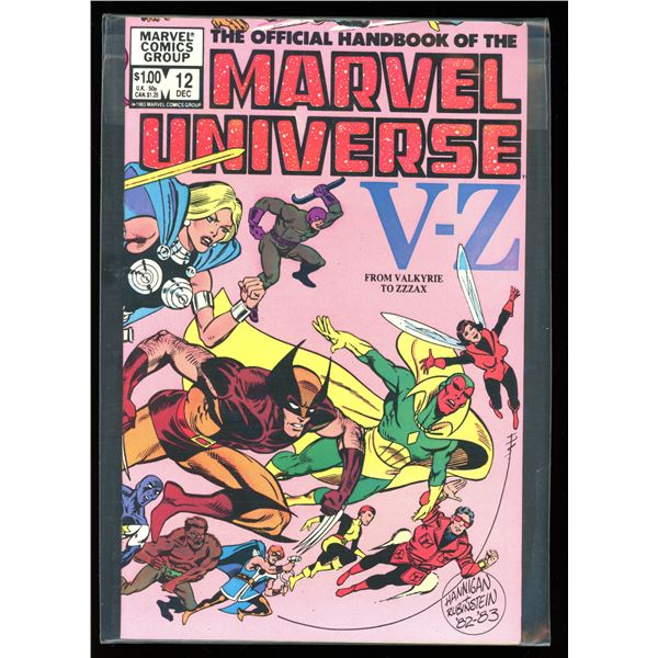 Marvel The Official Handbook Of The Marvel Universe #12