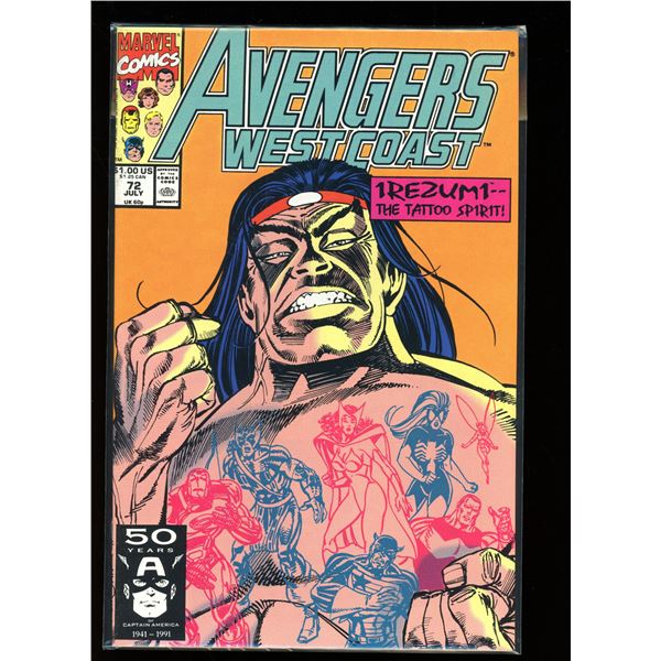 Marvel Avengers West Coast #72
