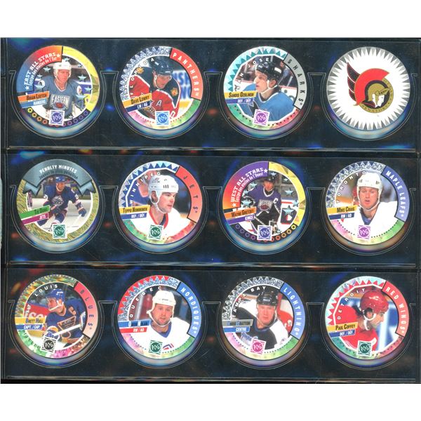 1994-95 Canada Games NHL Lot of 12 Various Pogs