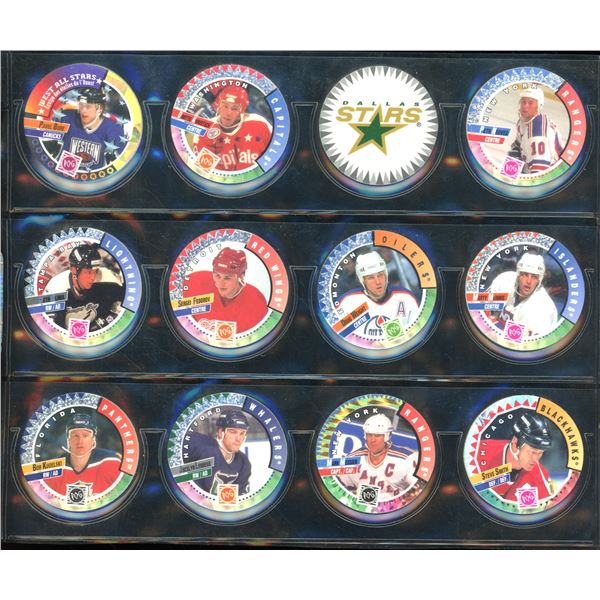 1994-95 Canada Games NHL Lot of 12 Various Pogs