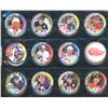 Image 1 : 1994-95 Canada Games NHL Lot of 12 Various Pogs