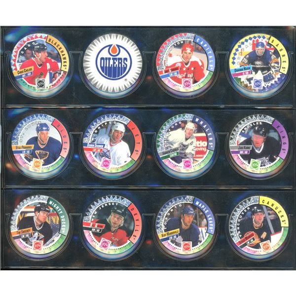 1994-95 Canada Games NHL Lot of 12 Various Pogs