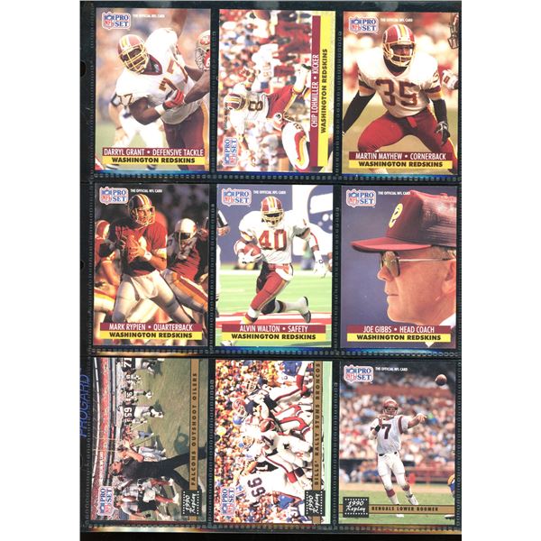 Lot of 9 Various Football Collector Cards