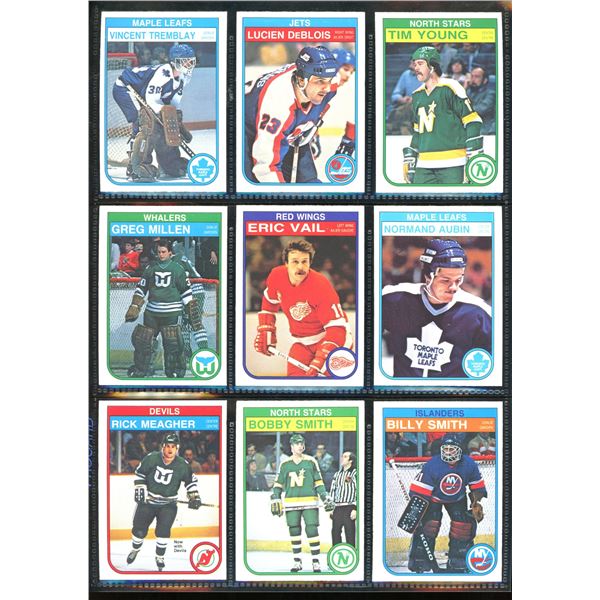 1982-83 OPC O-Pee-Chee Lot Of 9 Vintage Cards Various Teams & Players