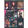Image 1 : Lot of 9 Various Musical Artists Collector Cards
