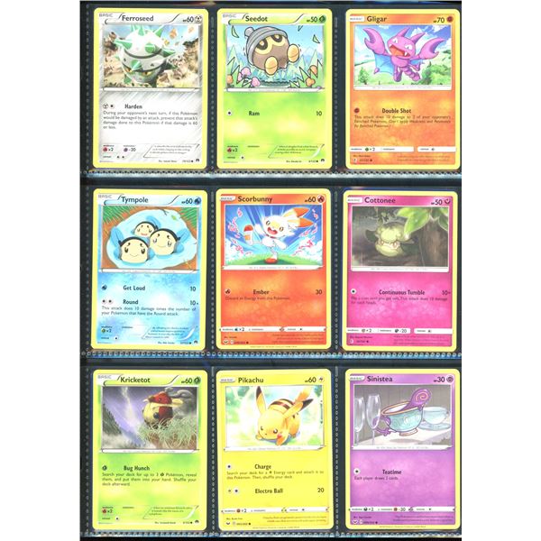 Lot Of 18 Various Pokemon Collector Cards