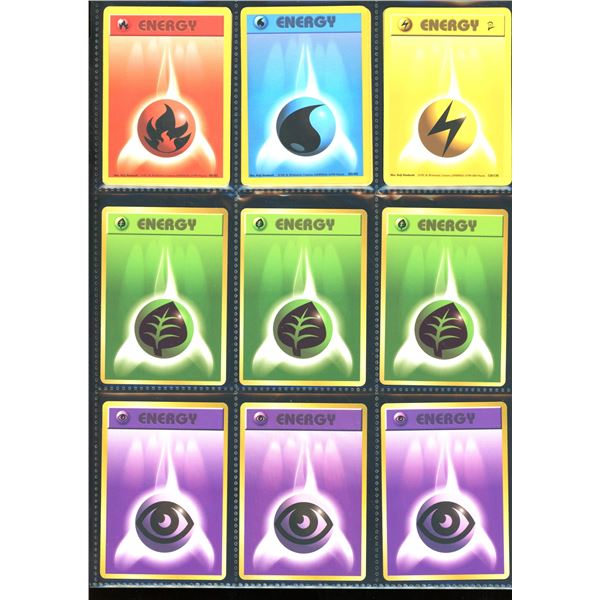 Lot Of 9 Various Pokemon Cards Including Pocket Monsters