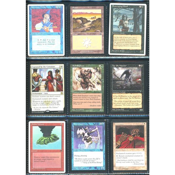 Lot Of 9 Various Magic The Gathering Cards Various Sets & Colors
