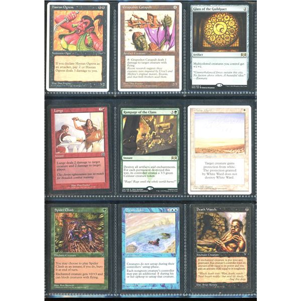 Lot Of 9 Various Magic The Gathering Cards Various Sets & Colors