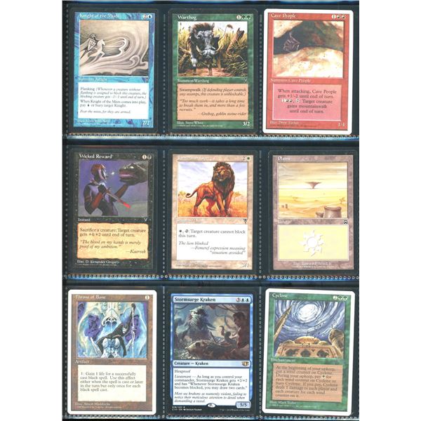 Lot Of 9 Various Magic The Gathering Cards Various Sets & Colors