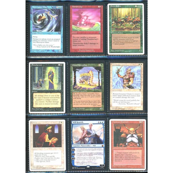 Lot Of 9 Various Magic The Gathering Cards Various Sets & Colors