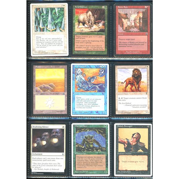 Lot Of 9 Various Magic The Gathering Cards Various Sets & Colors