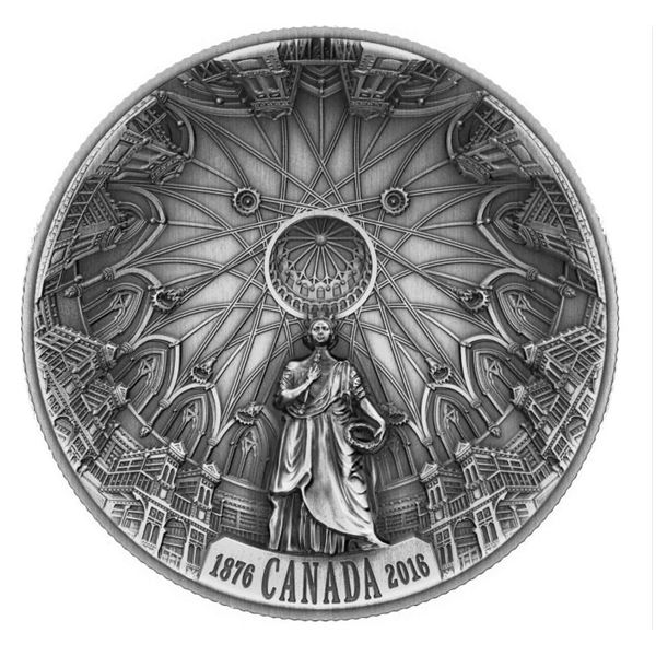 RCM 2016 $25 The Library of Parliament - Pure Silver Coin