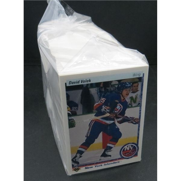 1990-91 Upper Deck Hockey Series 1 Complete Set With Rookies BV $40