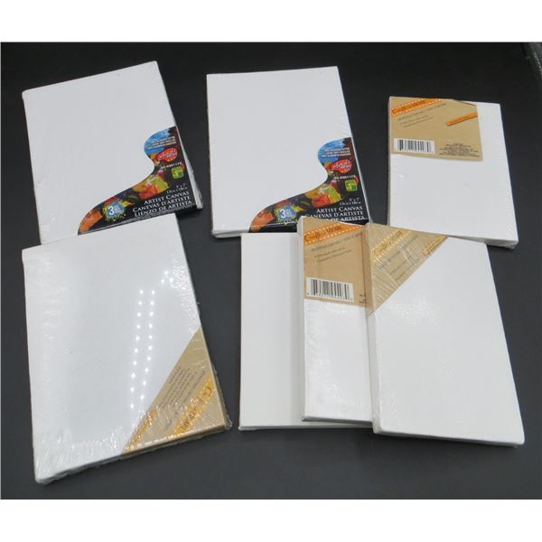 Lot of 7 New 5X7 & 4X6 Art Canvases For Painting