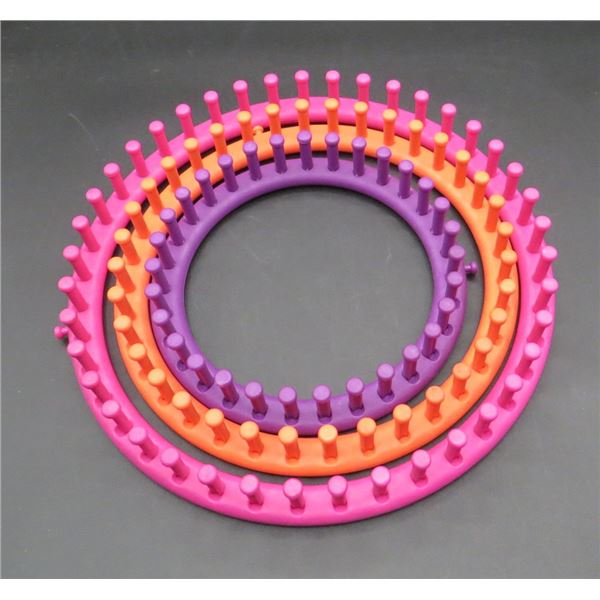 Set of 3 Knitting Looms 7, 9 & 11" Looms