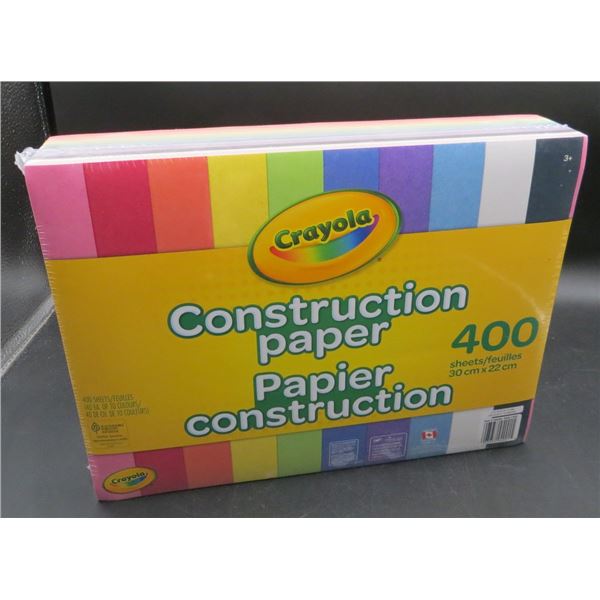 New Sealed Pack Of Crayola Construction Paper 400 Sheets