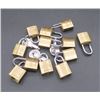 Image 1 : Lot Of 10 Mini Locks With Keys