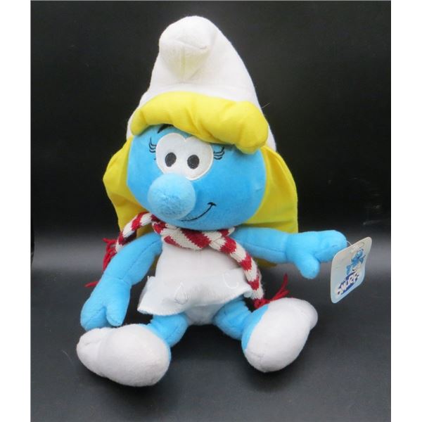 2010 Nanco Smurfette Plush Doll 13" Tall