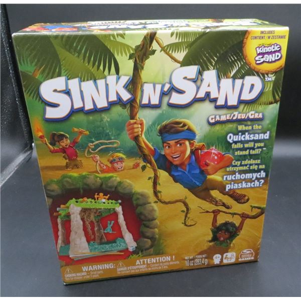 Sink N' Sand 2-4 Player Board Game with Kinetic Sand