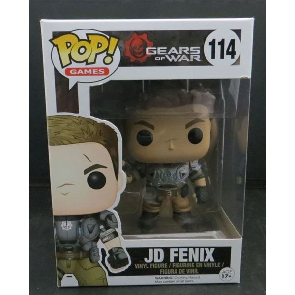 New Funko Pop Gears Of War JD Fenix #114 BV $25