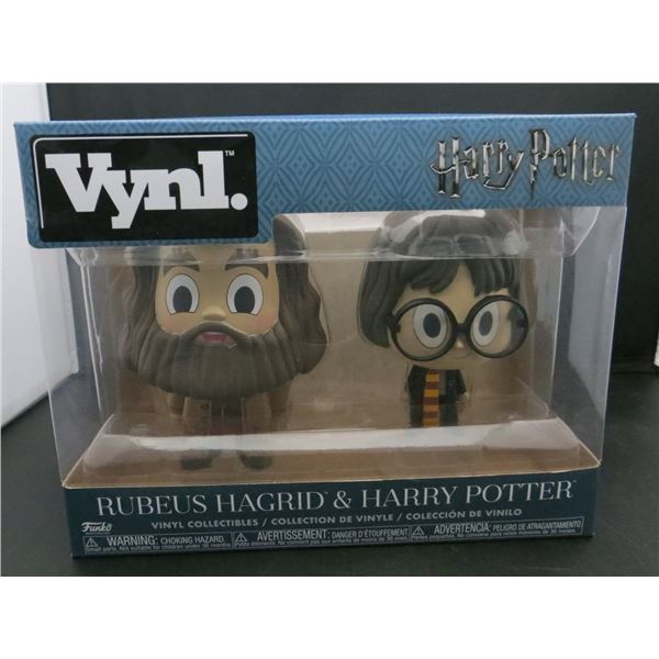 New Funko Vynl Collectible Figures Rubeus Hagrid & Harry Potter