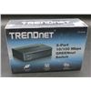 Image 1 : New Sealed TRENDnet 5-Port Unmanaged 10/100 Mbps GREENnet Ethernet Switch