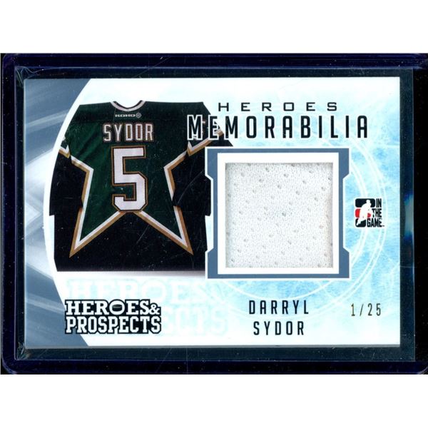 2016-17 ITG Heroes and Prospects Heroes Memorabilia Platinum #HM14 Darryl Sydor 1/25