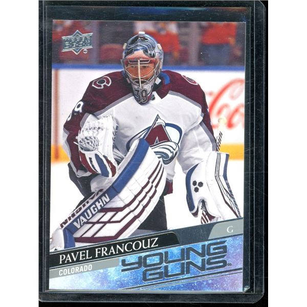 2020-21 Upper Deck #249 Pavel Francouz YG RC