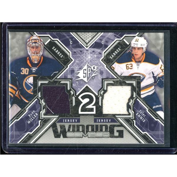 2013-14 SPx Winning Combos #WCME Ryan Miller/Tyler Ennis