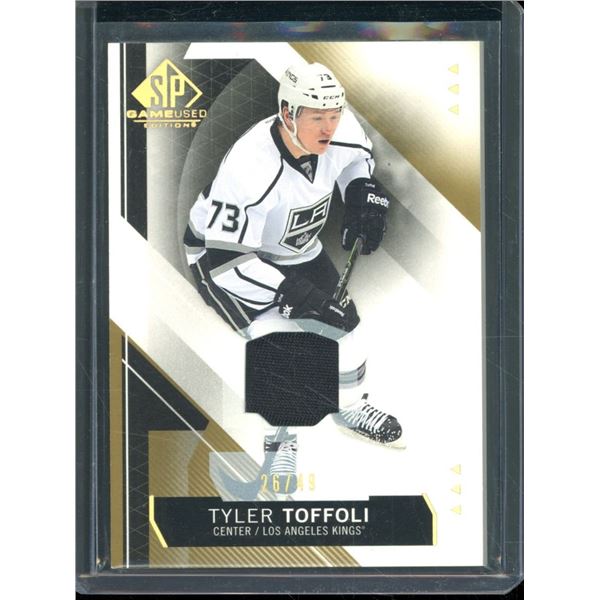 2015-16 SP Game Used Gold Spectrum Materials #20 Tyler Toffoli 26/49