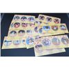 Image 1 : Lot Of 20 Vintage Zellers Uncut Baseball Card Sheets Gary Carter, Steve Rogers, Tim Raines & More