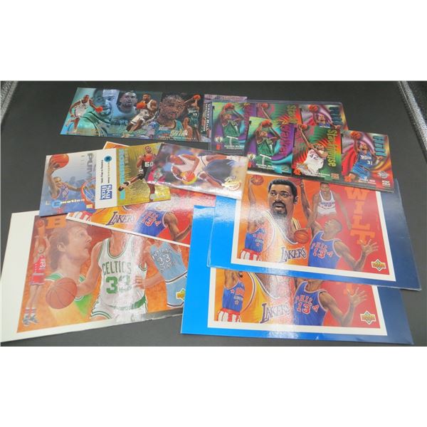 Lot Of Basketball Oversized Cards, Promo Cards & Box Bottoms
