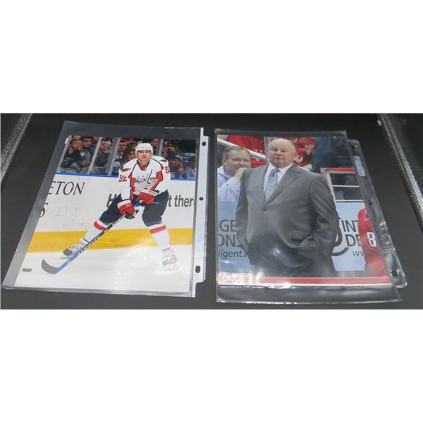 2 NHL 8x10 photos Mike Green & Bruce Boudreau