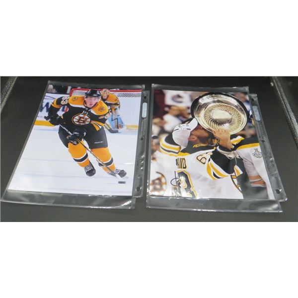 2 NHL 8x10 photos Brad Marchand Boston Bruins