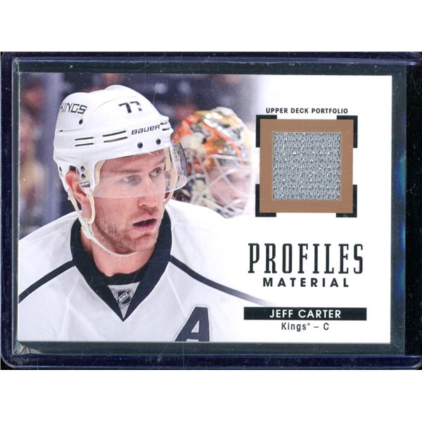 2015-16 Upper Deck Portfolio Profiles Material #PMJC Jeff Carter