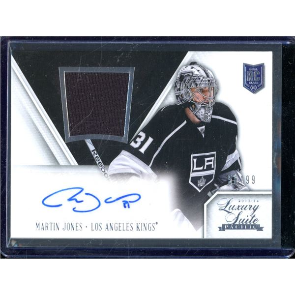2013-14 Luxury Suite #155 Martin Jones JSY AU RC 58/99 BV $35