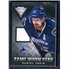 Image 1 : 2013-14 Panini Titanium Game Worn Gear #GGDS Daniel Sedin