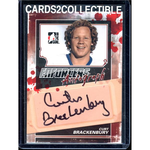 2011-12 ITG Enforcers Autographs #ACB Curt Brackenbury