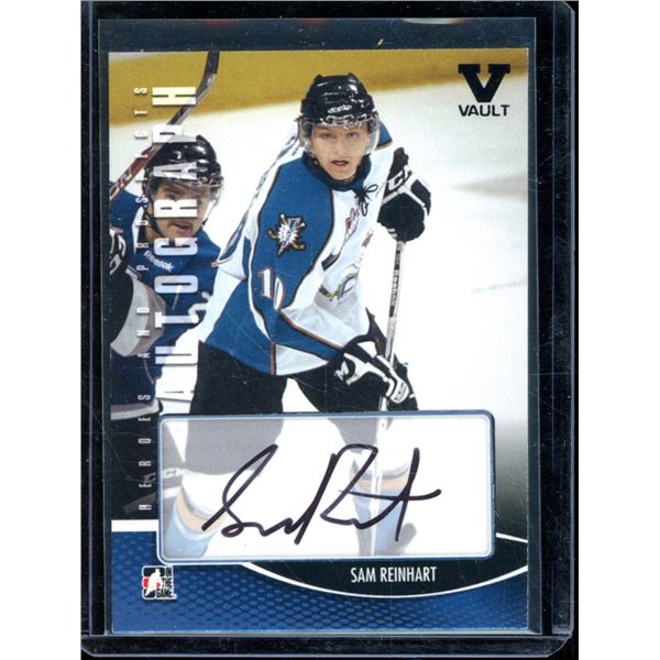 2012-13 ITG Heroes and Prospects Autographs #ASR Sam Reinhart Short Printed BV $80