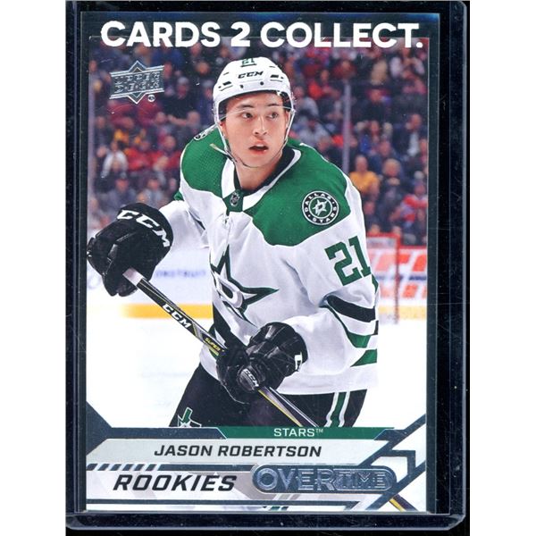 2020-21 Upper Deck Overtime #48 Jason Robertson RC