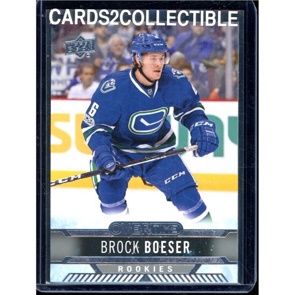 2017-18 Upper Deck Overtime #60 Brock Boeser RC
