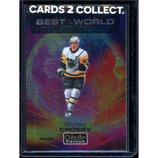 2020-21 O-Pee-Chee Platinum Best in the World #BW3 Sidney Crosby