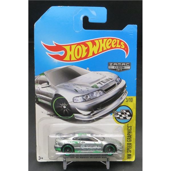 2015 Hot Wheels Speed Graphics ‘01 Acura Integra Silver Zamac 005 Custom Die Cast Car
