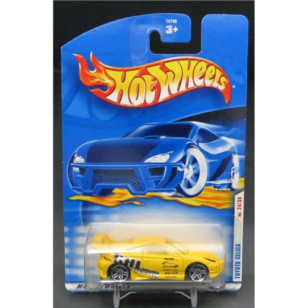 2000 Hot Wheels Toyota Celica Yellow