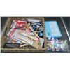 Image 1 : Crafting Lot Stampin Up Hodgepodge Hardware, Paint Brushes, Glue Gun, Paints mini Easel & more