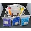 Image 1 : 11 Bags of Pony Beads For Crafting Various Colours