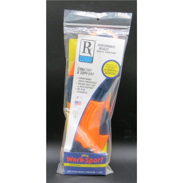 New Sorbo RX Performance Insoles Men's Size 11-12